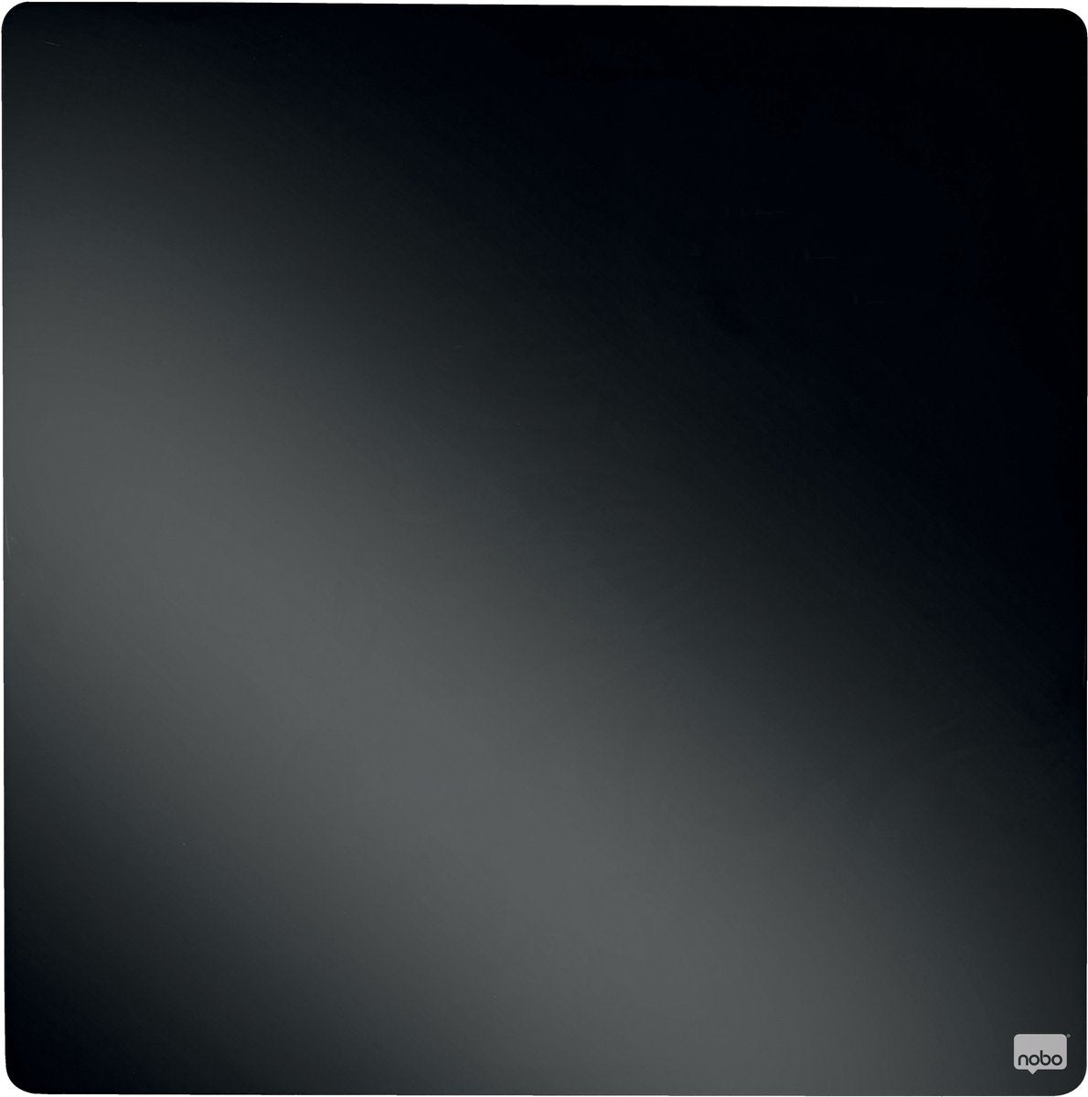 Carreau de tableau blanc Nobo 36x36cm noir magnétique | 8 pièces