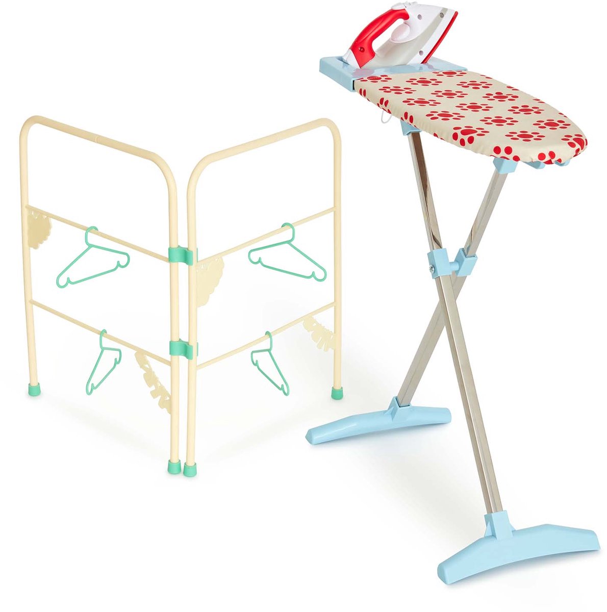 Casdon set de repassage jouets pour enfants - jeu de rôle coloré - à partir de 3 ans