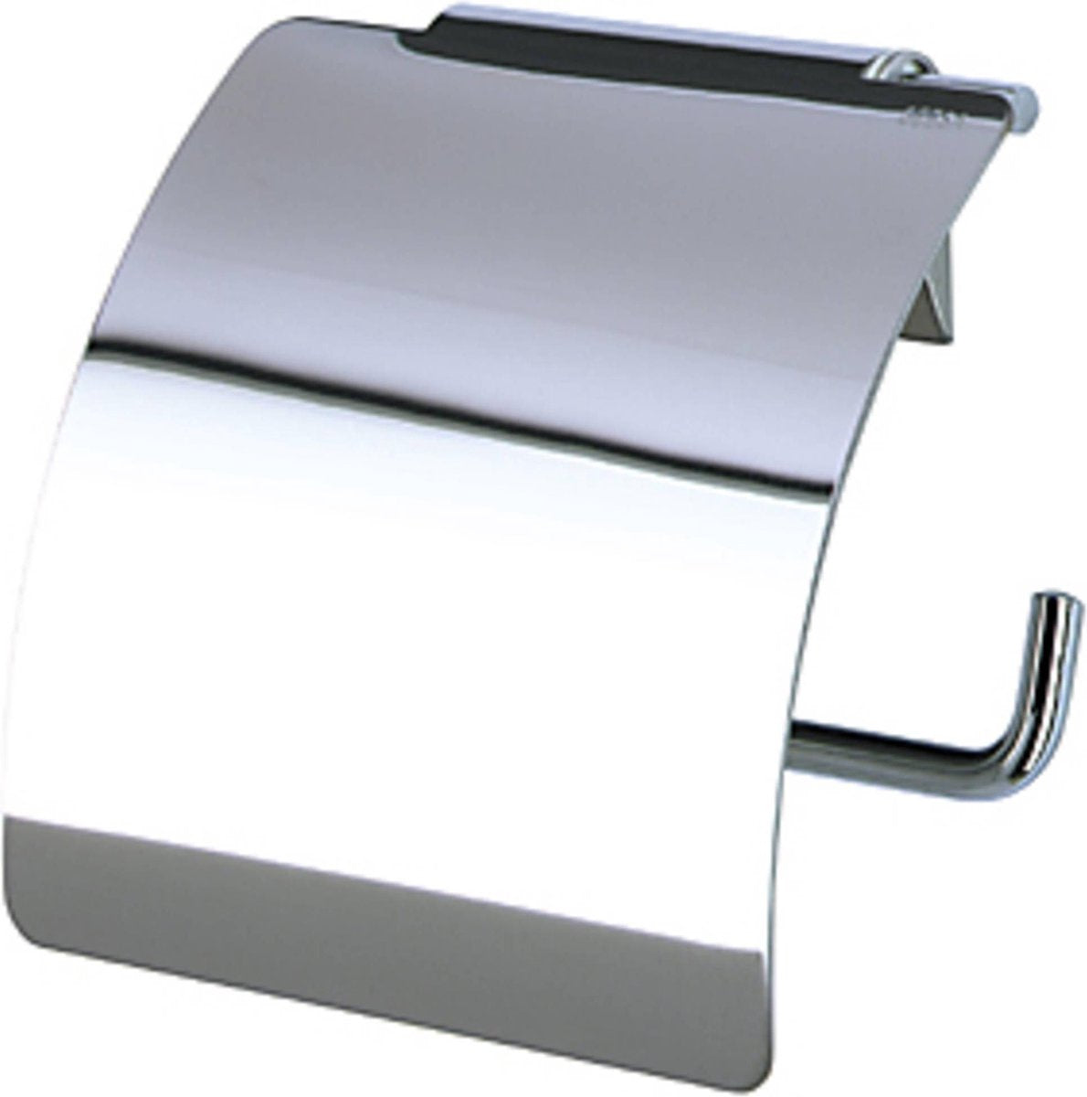 Porte-rouleau de papier toilette d'hôtel Geesa avec rabat chromé
