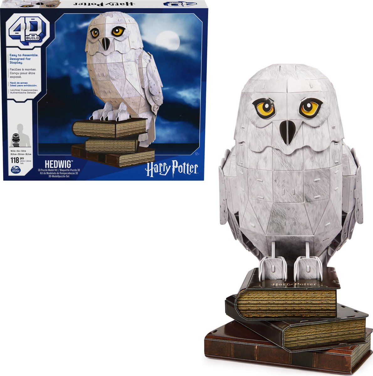 Spin Master Harry Potter: 4d Build Hedwig 3D Puzzle