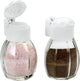 Metaltex - set sel et poivre - 40 ml - verre - transparent - 2 pièces