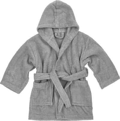 Peignoir Meyco baby uni - tissu éponge - gris - 98 104