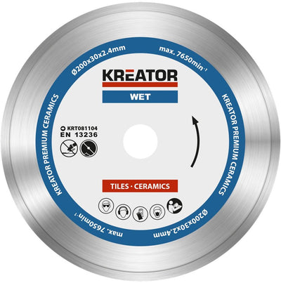 Kreator - accessoires - krt081104 - disque diamant - ø 200mm