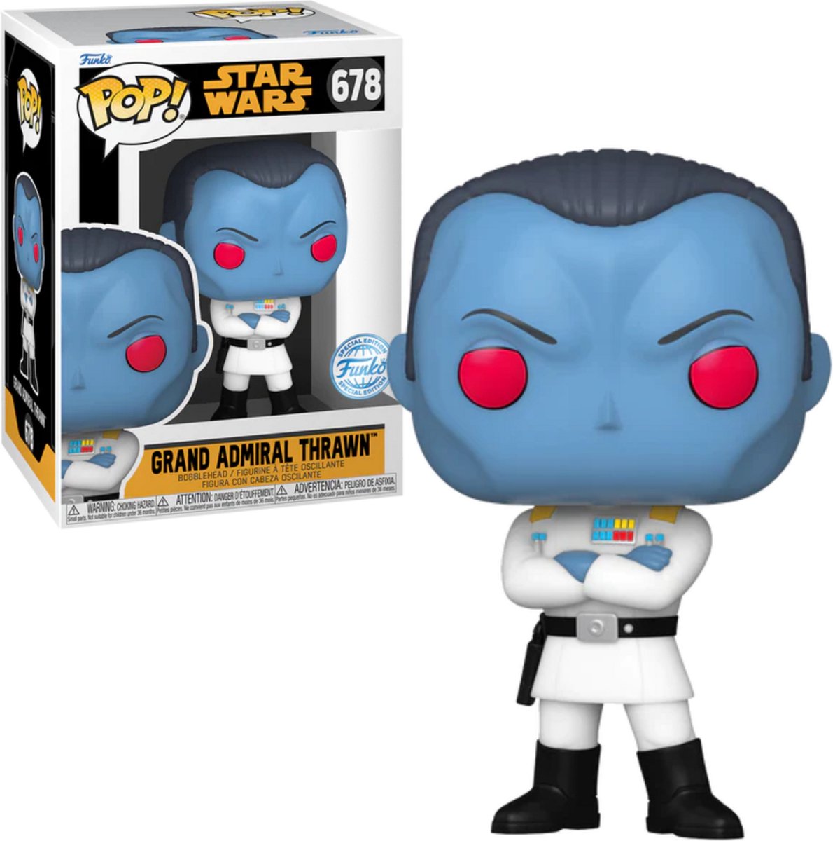 Funko-pop ! Star Wars - Grand Amiral Thrawn exclusif