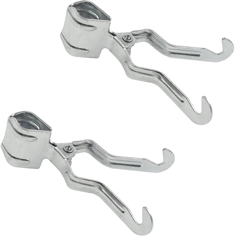 Proplus pince à vêtements crochet pour poteau de tente - crochet de suspension - métal - 2 pièces