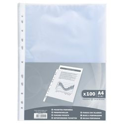 Sacs de présentation exacompta 5111e polypropylène transparent a4