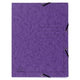Chemise 3 rabats exacompta 55408e a4 violet