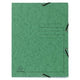 Chemise 3 rabats exacompta 55403e a4 vert