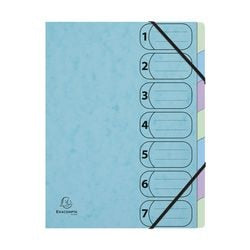 Dossier de tri exacompta 56560e a4 assortiment de couleurs