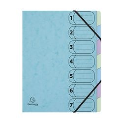 Dossier de tri exacompta 56560e a4 assortiment de couleurs