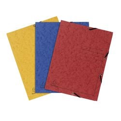 Dossier 3 rabats exacompta 55432e gamme coloris