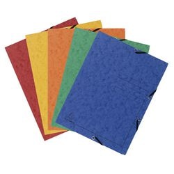 Dossier 3 rabats exacompta 55400e gamme couleurs