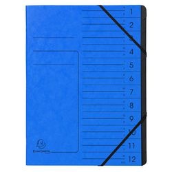 Dossier de tri exacompta 541202e a4 bleu
