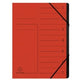 Dossier de tri exacompta 540705e a4 rouge