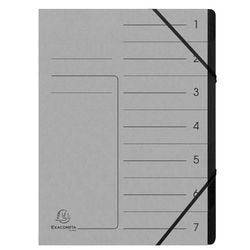 Dossier de tri exacompta 540711e a4 gris