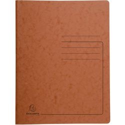 Dossier avec plume exacompta 240238e a4 marron