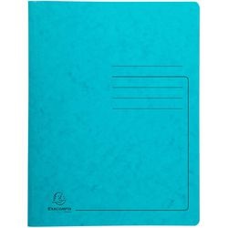 Dossier avec plume exacompta 240236e a4 turquoise