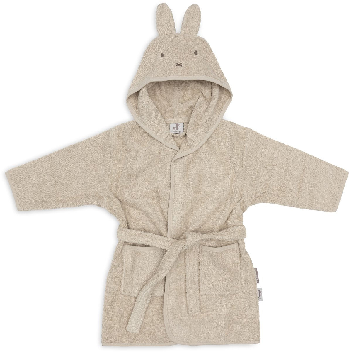 Peignoir Jollein - 100% éponge - 1-2 ans - miffy warm - sable