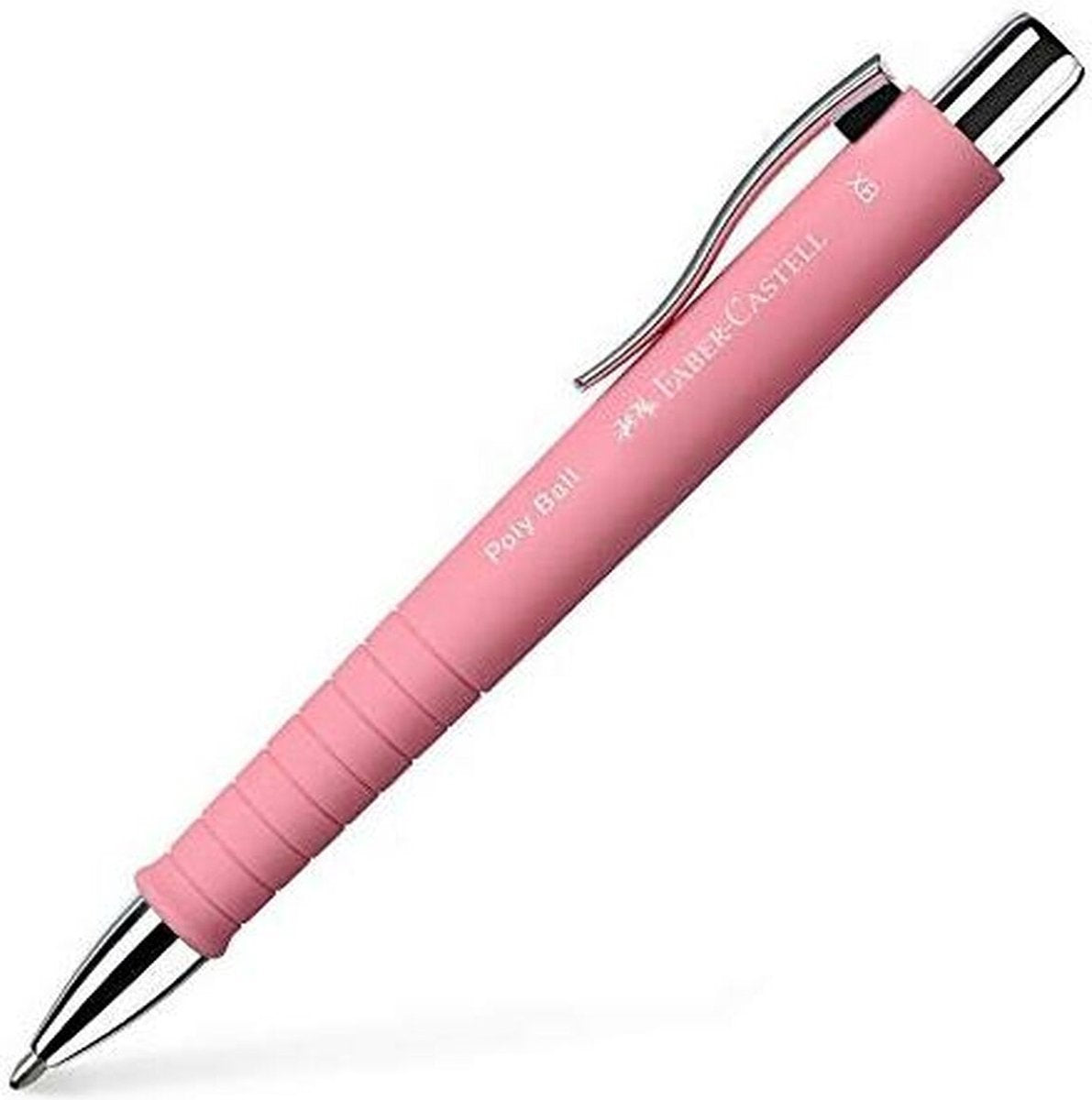 Faber-Castell stylo poly bille xb rose 5 pièces