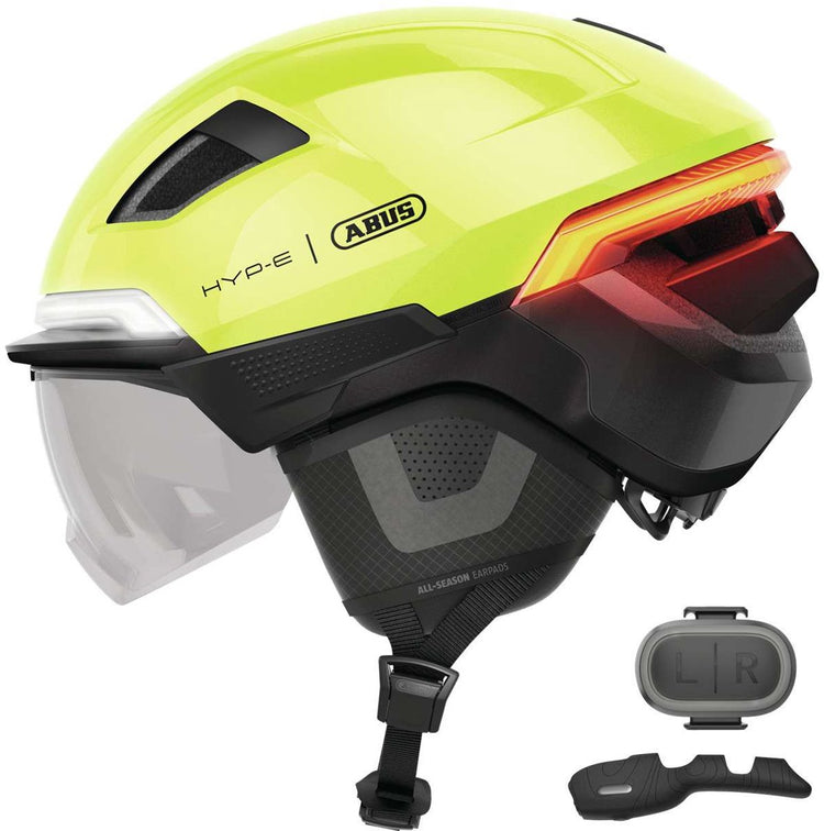 Abus casque intelligent hyp-e bl.ace signal jaune s 51-55cm
