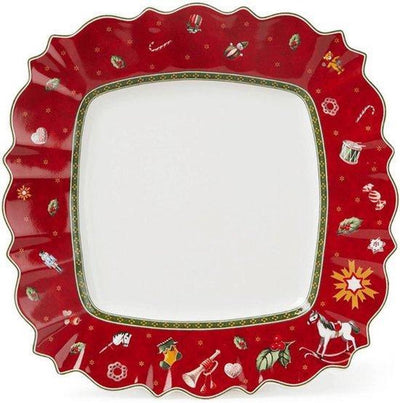 Villeroy boch assiette à dîner Toy's Delight - rouge - 28 x 28 cm