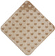 Jollein cape de bain bébé - jersey éponge - 75x75 cm - jacquard - ours en peluche