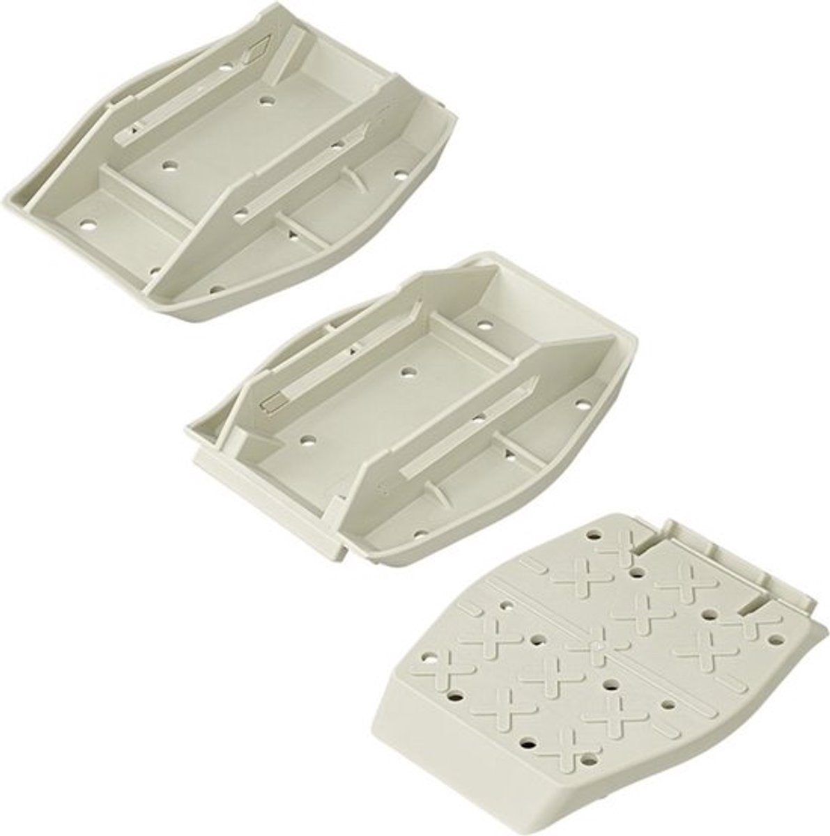 Pieds stabilisateurs Proplus avec ressort - 27,5x20,5 cm - 4 pièces