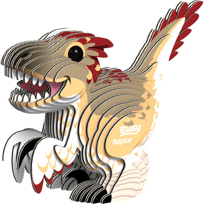 Puzzle 3D Eugy - rapace - préhistoire - durable - collectionnez-les tous - 6 ans