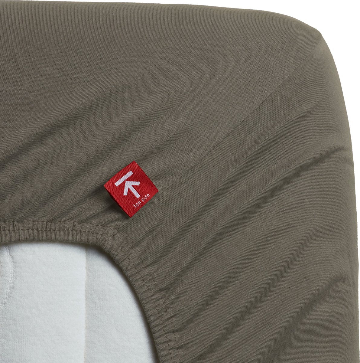Beddinghouse - jersey stretch - drap-housse - 160x220 cm - gris chaud - qualité premium