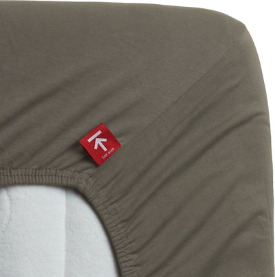 Beddinghouse - jersey stretch - drap-housse - 160x220 cm - gris chaud - qualité premium