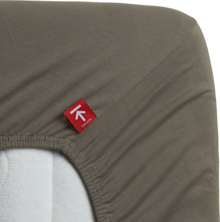 Beddinghouse - jersey stretch - drap-housse - 160x220 cm - gris chaud - qualité premium