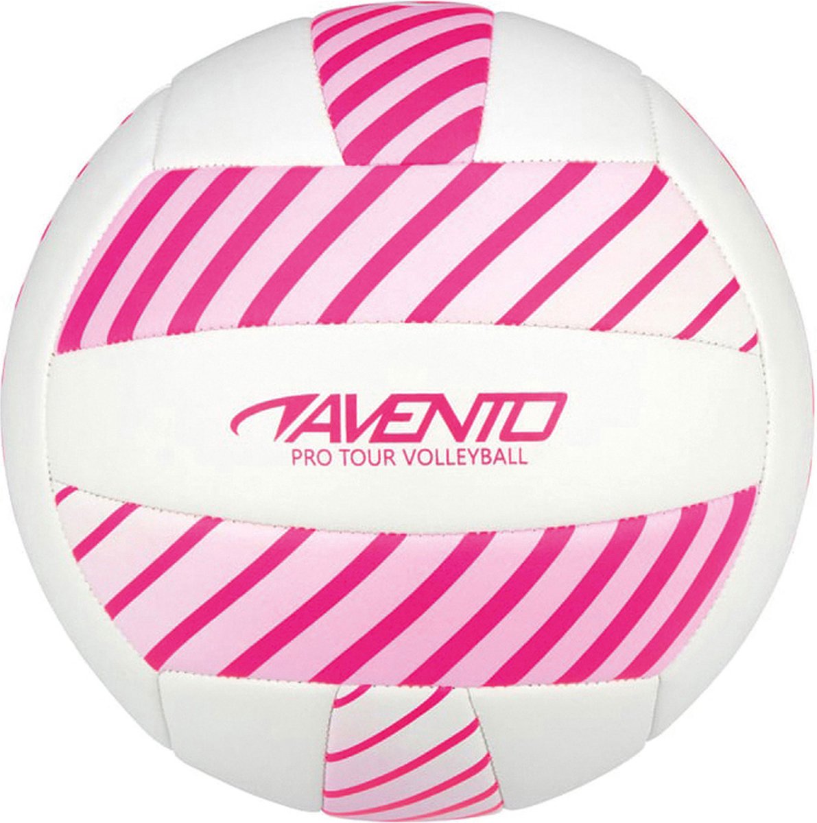 Volley-ball Avento - cuir artificiel - rose blanc