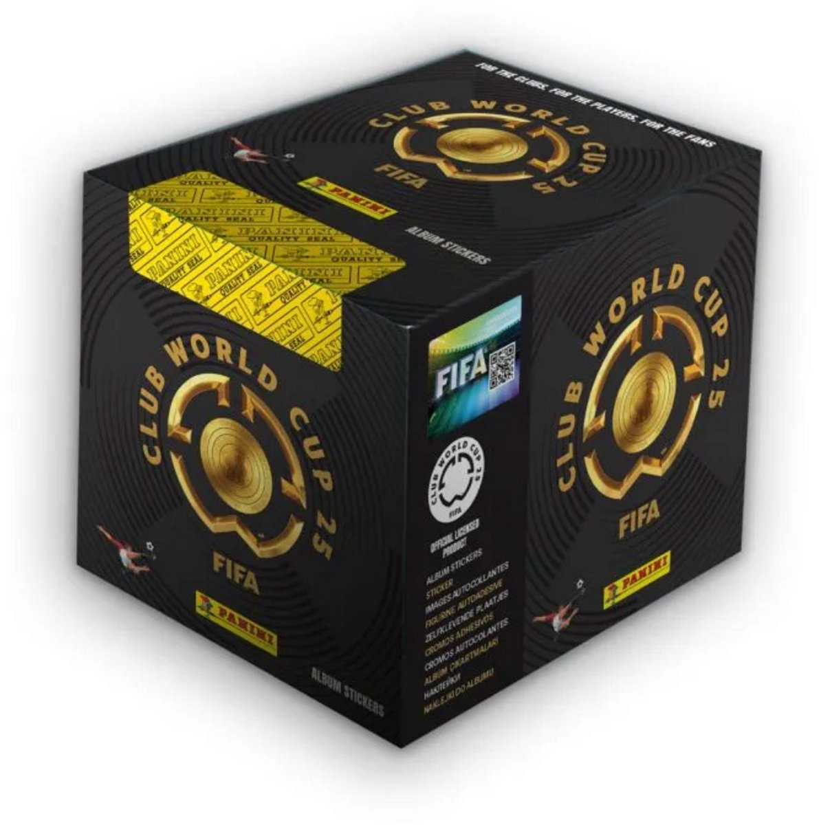 Boîte d'autocollants Panini coupe du monde des clubs fifa 2025 (50)