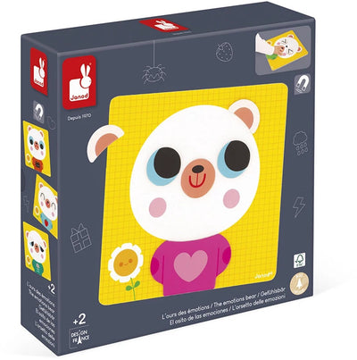 Janod - jeu magnétique - l'ours émotionnel