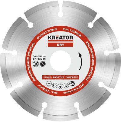 Kreator krt082102 disque diamant d125 premium