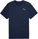 T-shirt Puma Tad Essential Solid Cat de couleur bleu marine.