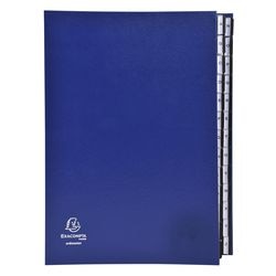 Dossier de tri exacompta 621229e a4 bleu