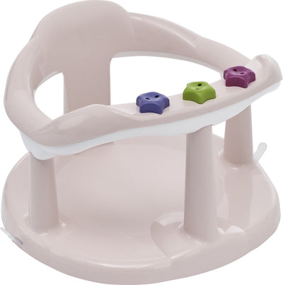Anneau de bain siège de bain Thermobaby aquababy - rose poudré (diamètre 32 cm)