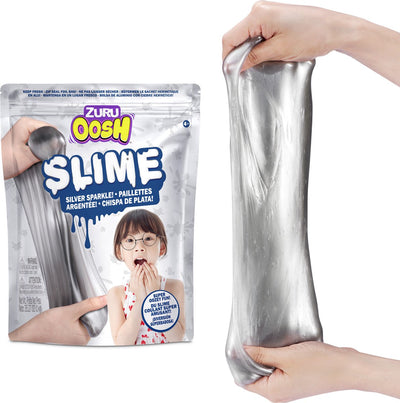 Zuru oosh zuru - oosh - sachet de slime grand - 800g - argent