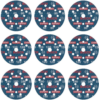 Bosch accessoires 2608902407 jeu de disques abrasifs diamètre 125 mm 1 pièce(s)