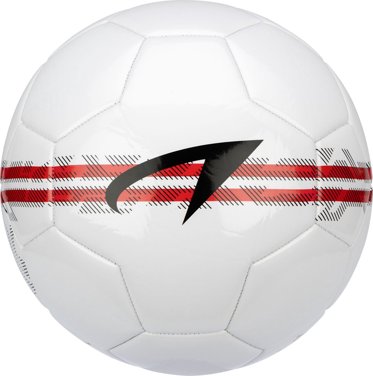 Ballon de football Avento - marque de grille - blanc rouge - taille 5 - ⌀ env. 22 cm