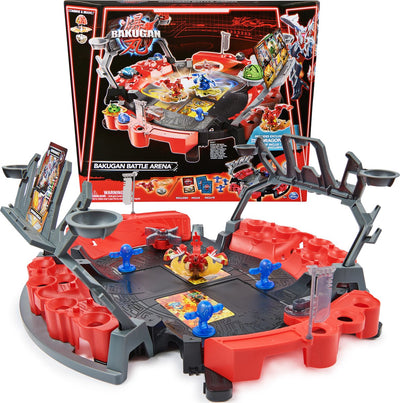 Bakugan - arène de combat avec dragonoïde d'attaque spéciale unique - figurine tournante avec set de jeu