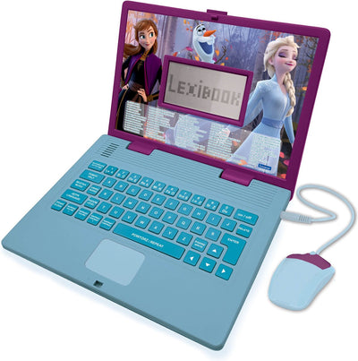 Lexibook ordinateur portable éducatif bilingue la Reine des neiges - 124 activités en anglais polonais