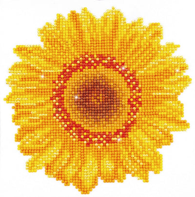 Diamond dotz® Diamond Dotz Tournesol - Peinture diamant - 3 257 dotz - 20x20 cm