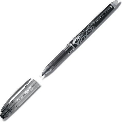 Pilot pen frixion point encre effaçable aiguille noire 0,25 mm (12 pièces)