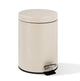 Faire taire. Living Hush Living Waste Bin 5l - Poubelle pour salle de bain, toilettes et bureau - avec couvercle - fermeture amortie - beige naturel