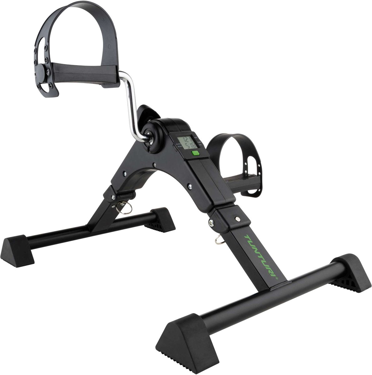 Tunturi Mini Bike Chair Bike - Vélo d'appartement - Mini vélo avec résistance réglable - Vélo d'entraînement à freinage magnétique - Vélo de bureau - Noir