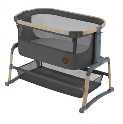 Cododo Maxi-cosi iora air - Beyond graphite - tissus 100% recyclés - fonction berçante - tissus respirants - matelas épais