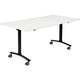 Table rabattable sodematub fthv3168r-q400 rectangulaire blanc