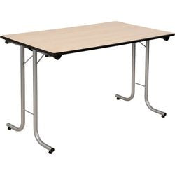 Table rabattable sodematub ft127tpmr-g500 rectangulaire érable